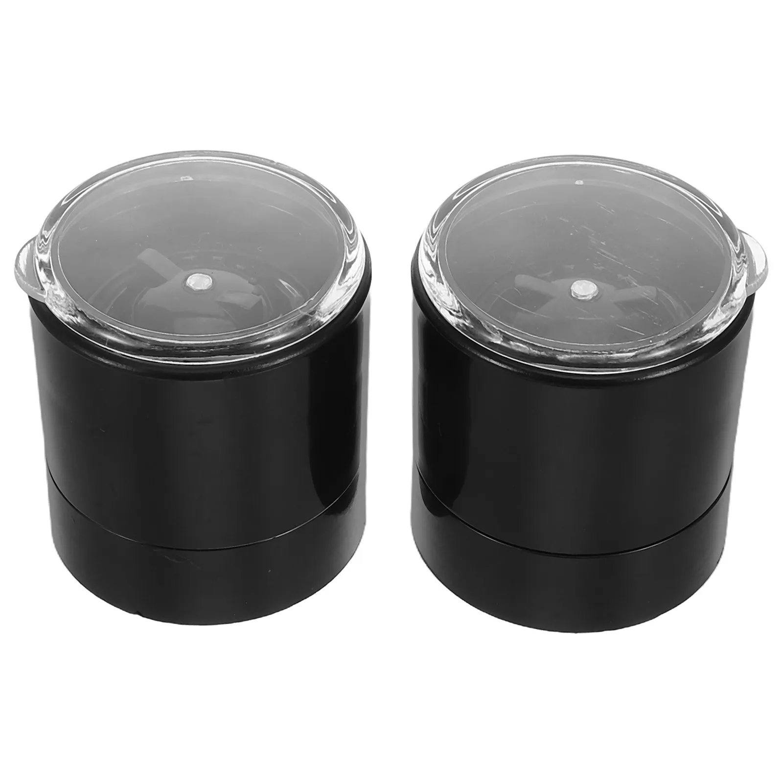 2Pcs Stainless Steel Grinder Cap for Salt Pepper Shakers Manual Adjustable Coarse Fine Grinding Top Lid for Glass Spice Bottles view 3