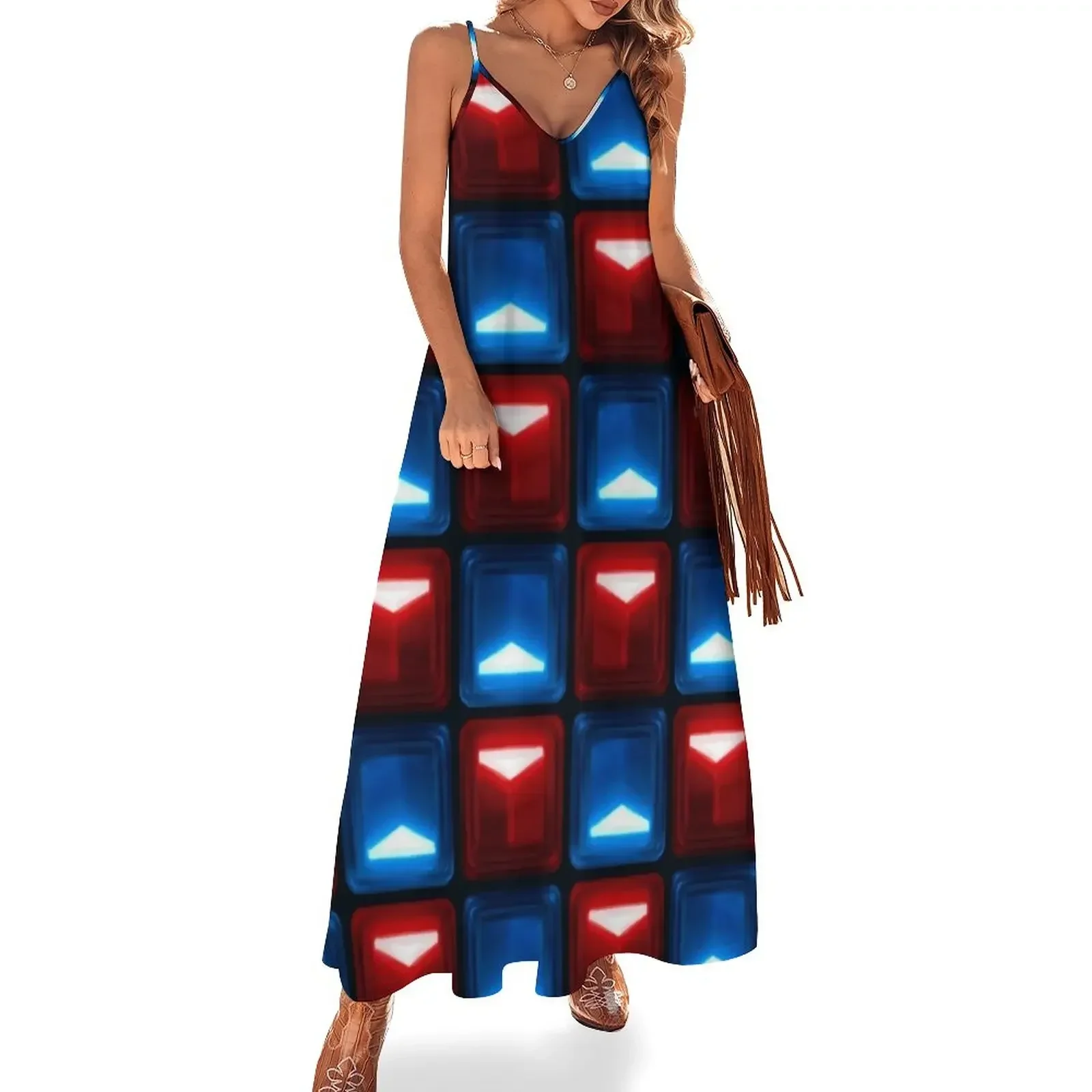 

Beat Saber - V2 Block Pattern Sleeveless Dress summer dress women 2024 prom dresses 2024