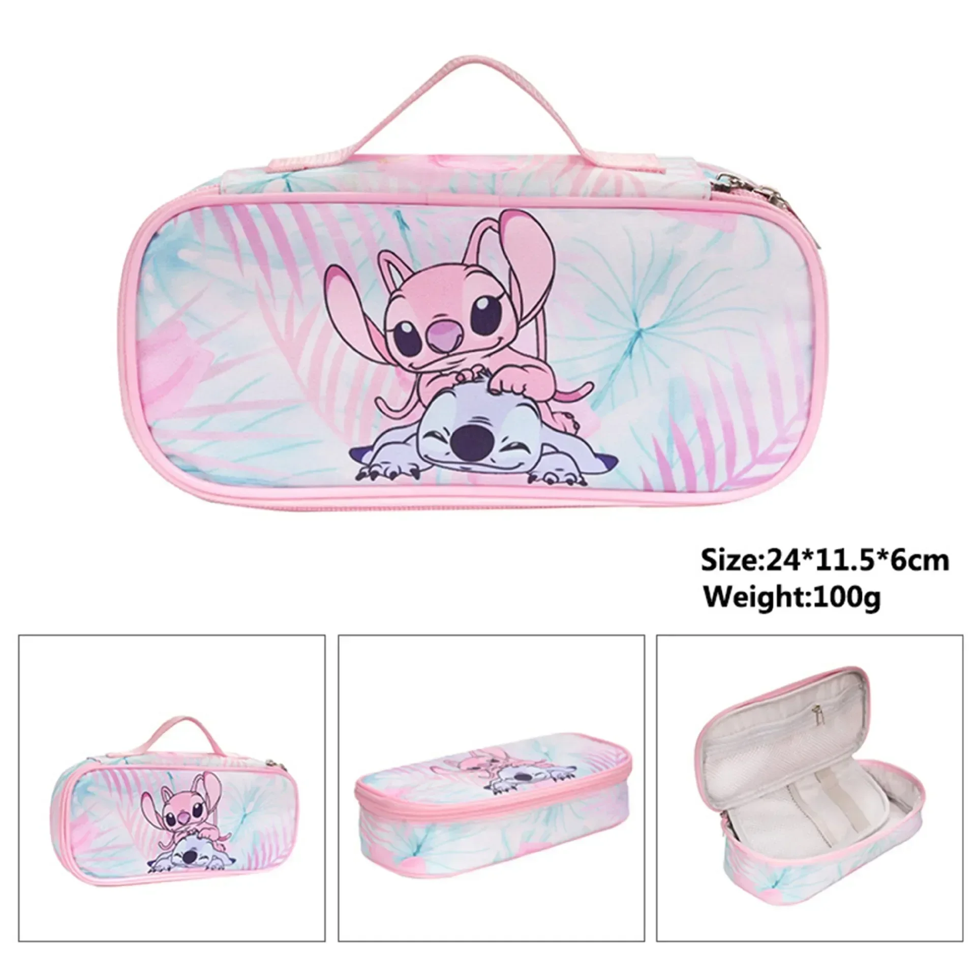 Stitch borsa per la scuola primaria zaino per cartoni animati per bambini ragazzi ragazze Anime Kawaii Cartoon School Bag Mochila Gifts