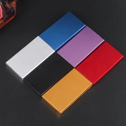 Lengthened 10cm Metal Portable Cigarette Case 20 Cigarette Case Light Plate Mirror Lengthened Thin Cigarette Case