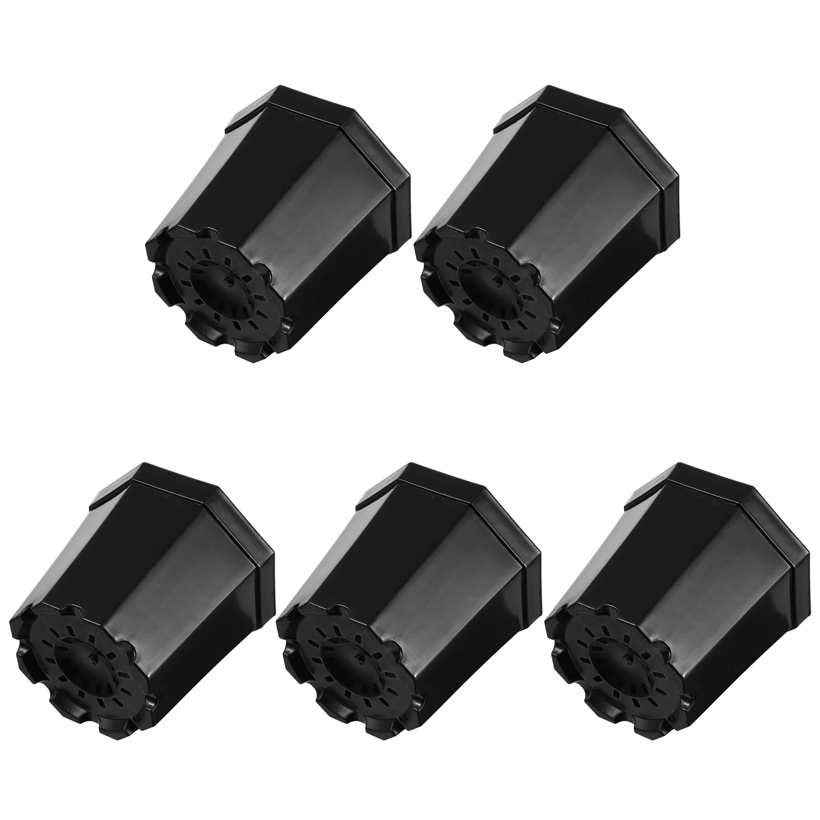 

5pcs Large Plastic Flower Pot Succulent Mini Bonsai Indoor Planters Garden Tray Lightweight Safe Durable Decorative