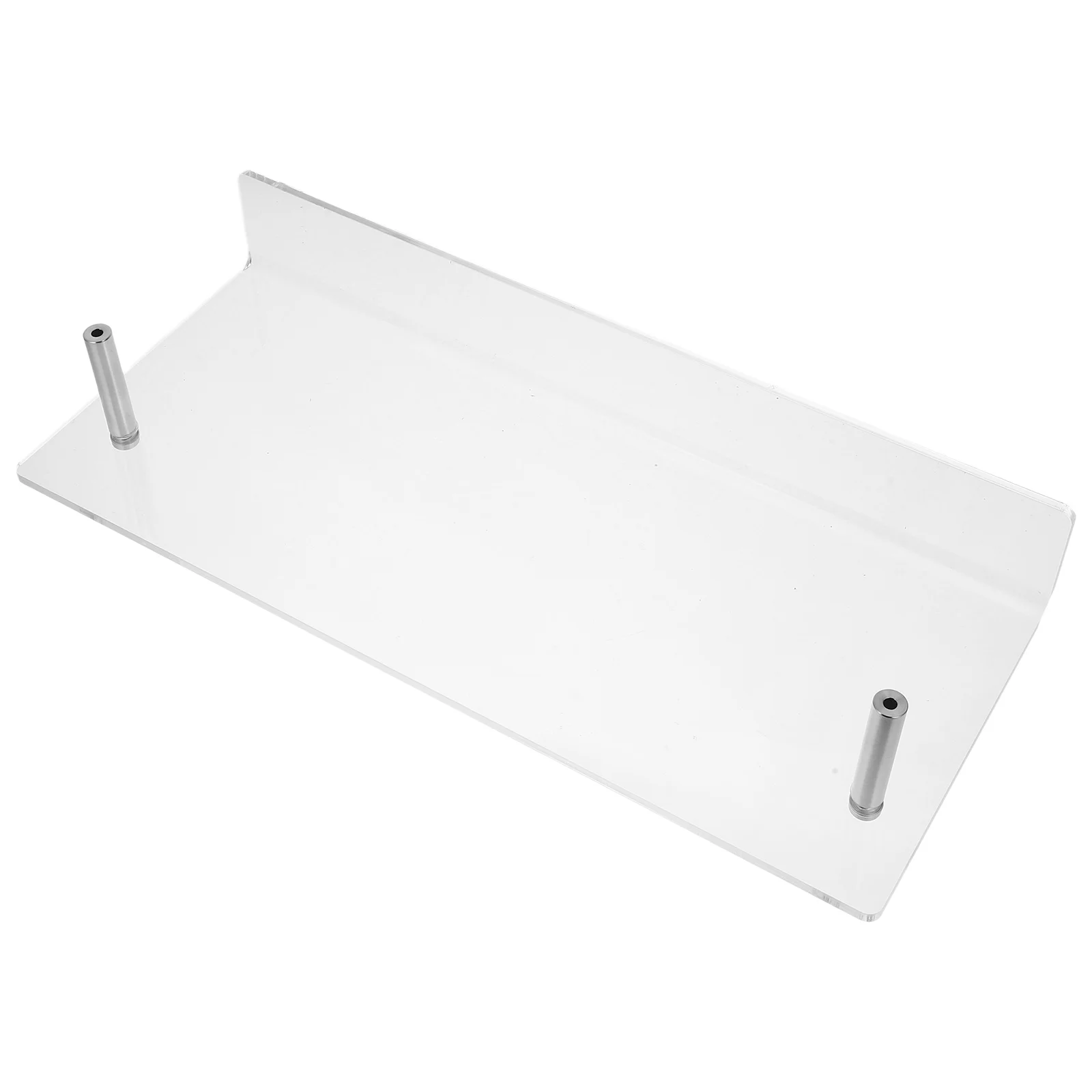 

Wall Mount Bookshelf Clear Floating Shelves Acrylic Storage Rack Heavy Duty Multi Scene White Transparent Shelf Easy Install