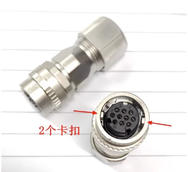 

Servo Encoder Motor A06B-6114-5-K213/JN1FS10SL10 Plug 10 Pin Socket