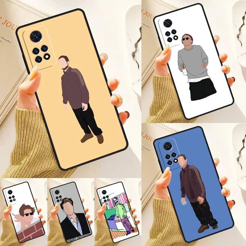 Robert Pattinson Funny Meme Case For Samsung Galaxy S24 Plus S23 S20 S21FE Lite S22 Ultra Note 20 S8 S9 S10 Phone Coque