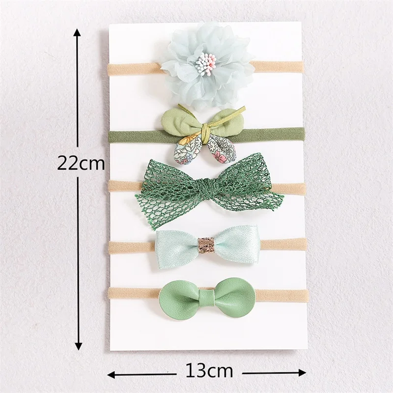 Soft Flower Headbands para Bebés Meninas, Cute Hairbands, Hair Bows, Acessórios para Crianças Recém-nascidas