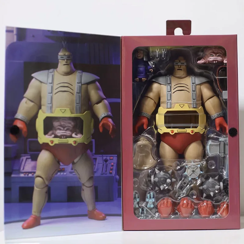 

Wrath of Krang NECA 54157 Фигурка Черепаха-ниндзя Робот Анимированные Фигурки 7-дюймовая Фигурка Манга Оригинал