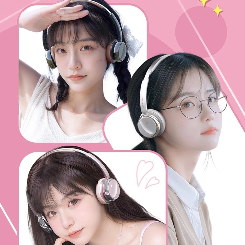 

FiiO Anytime Wireless Headphones Retro Fashion Noise Reduction Ergonomics Portable Bluetooth Headset ANC Earphone PC Gamer Gifts