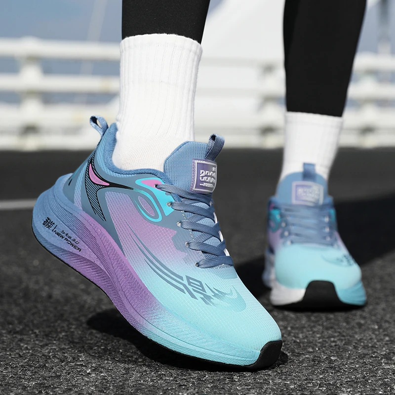 

Carbon Plate Air Cushion Running Shoes (Men's and Women's) Marathon Training Shock Absorbing Sneakers Outdoor Road Running Shoes