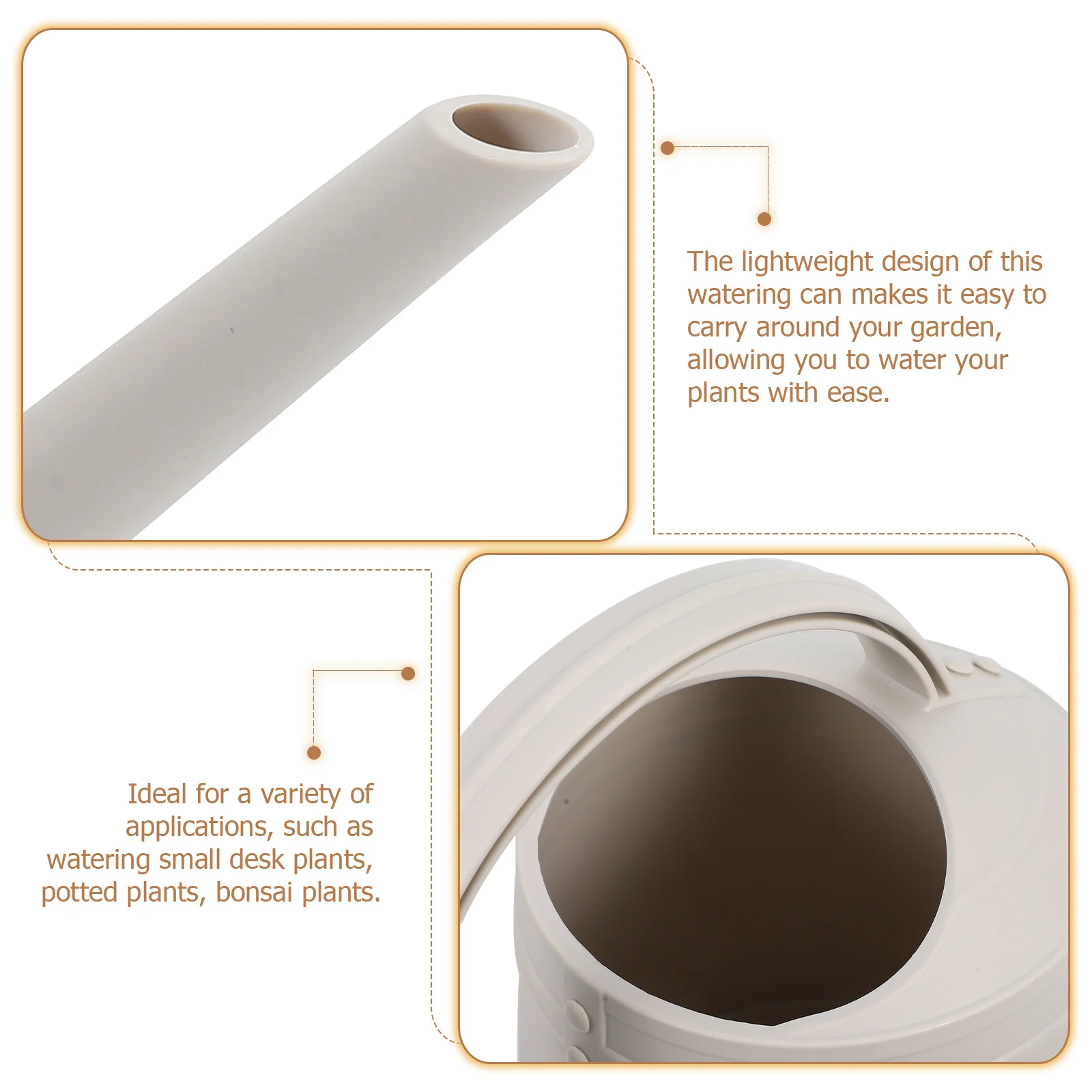 علبة سقي للنباتات الداخلية صنبور طويل نبات بلاستيكي صغير سقي وعاء حديقة زهرة نباتات منزلية عصارية ملحق #1