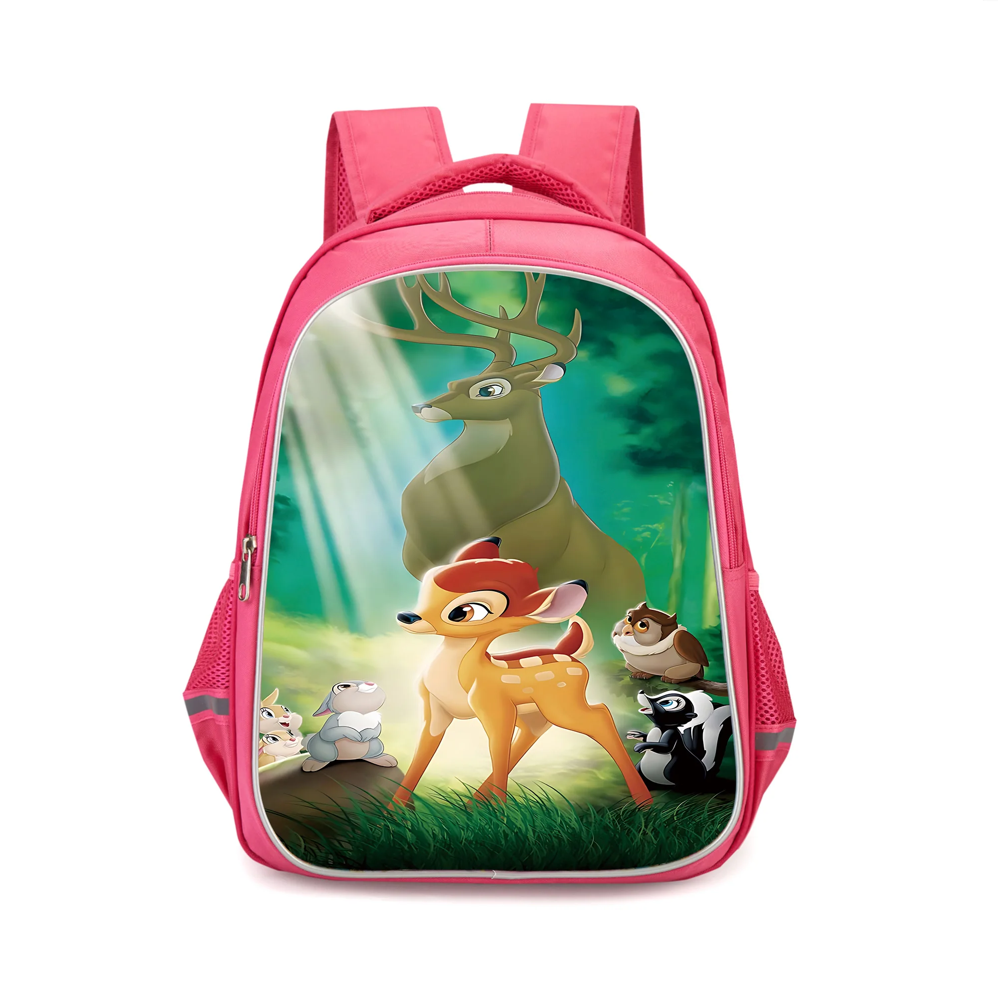 Cartoon Bambis Child Backpacks Girls Student Birthday Gift School Bags Camping Durable Rucksack