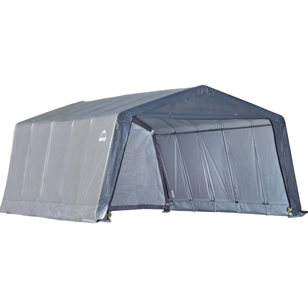 

Style Garage-in-a-Box, серый, 12 x 20 x 8 футов.