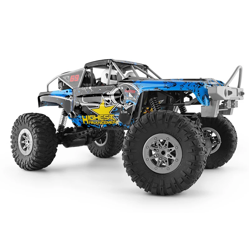1/10 RC climbing car, four-wheel drive dual-axle off-road vehicle model, Wltoys 104310 remote-controlled toy car