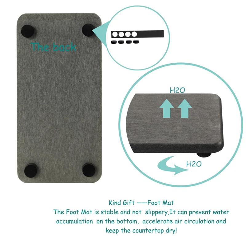 

Изысканные подносы для раковины в ванной комнате с диатомовой землей, впитывающий кухонный поднос для мыла для дома
