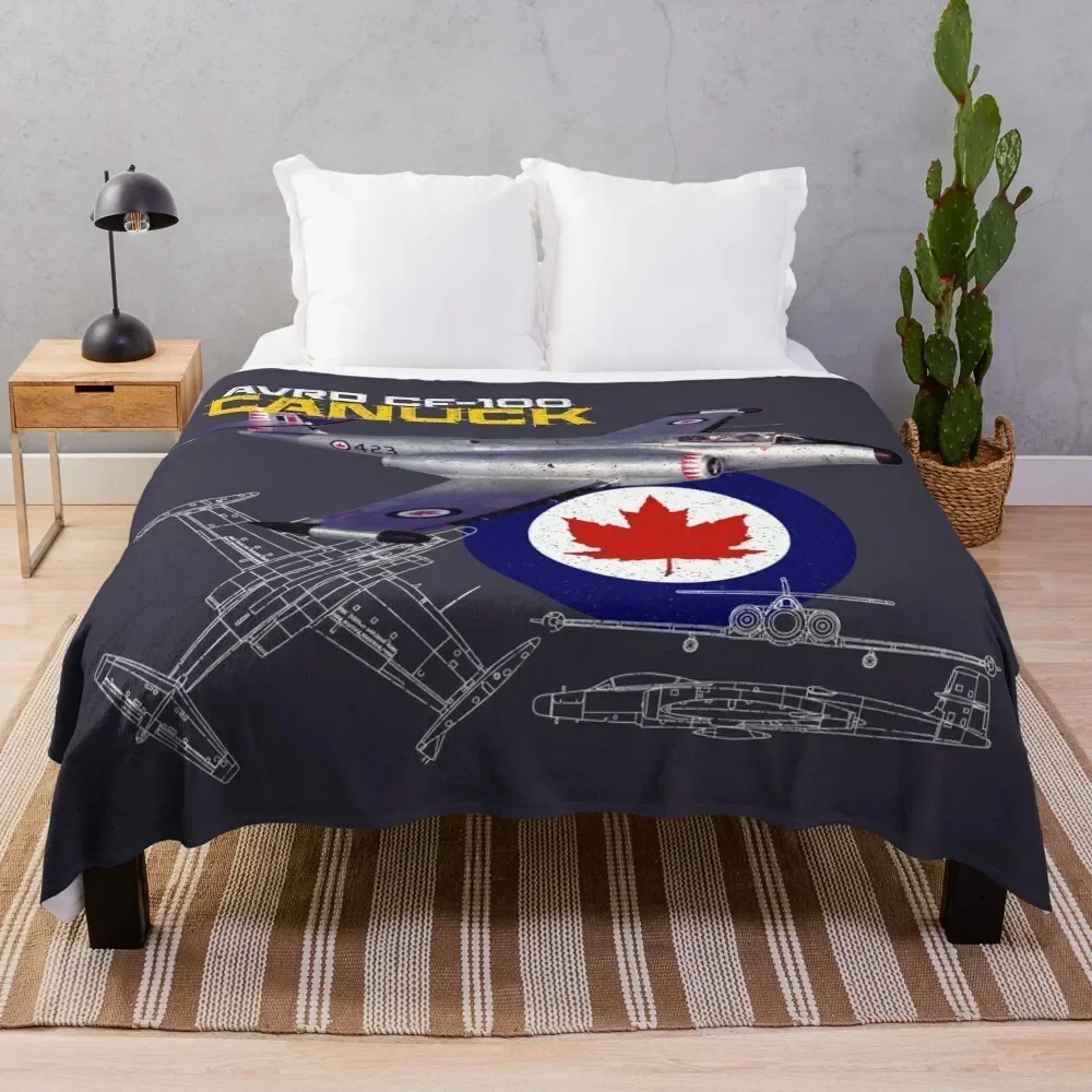 

Canadian Avro CF-100 Canuck Throw Blanket Decorative Sofa Thermal Blankets Sofas Of Decoration Blankets