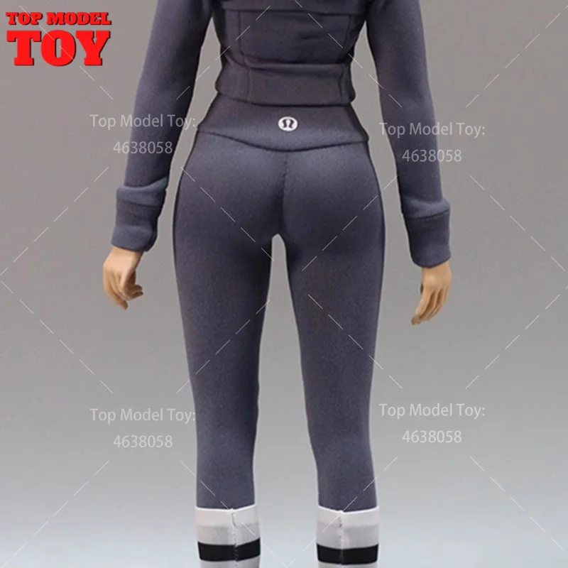 HAILI TOYS 1/6 fermeture éclair hauts Leggings Sprots vêtements de Yoga modèle adapté 12 ''TBL S53A S10D femme soldat figurine corps poupées