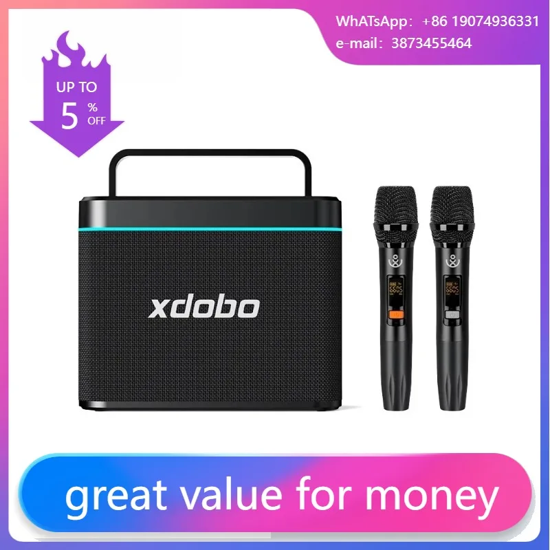 

Xdobo 200 Вт профессиональный аудиоплеер большой мощности удобные колонки для домашнего офиса и улицы