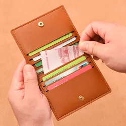 Hot Selling Card Bag Slim And Compact Bank ID Card Case Driver's License Wallet Simple And Anti Demagnetization Card Holder