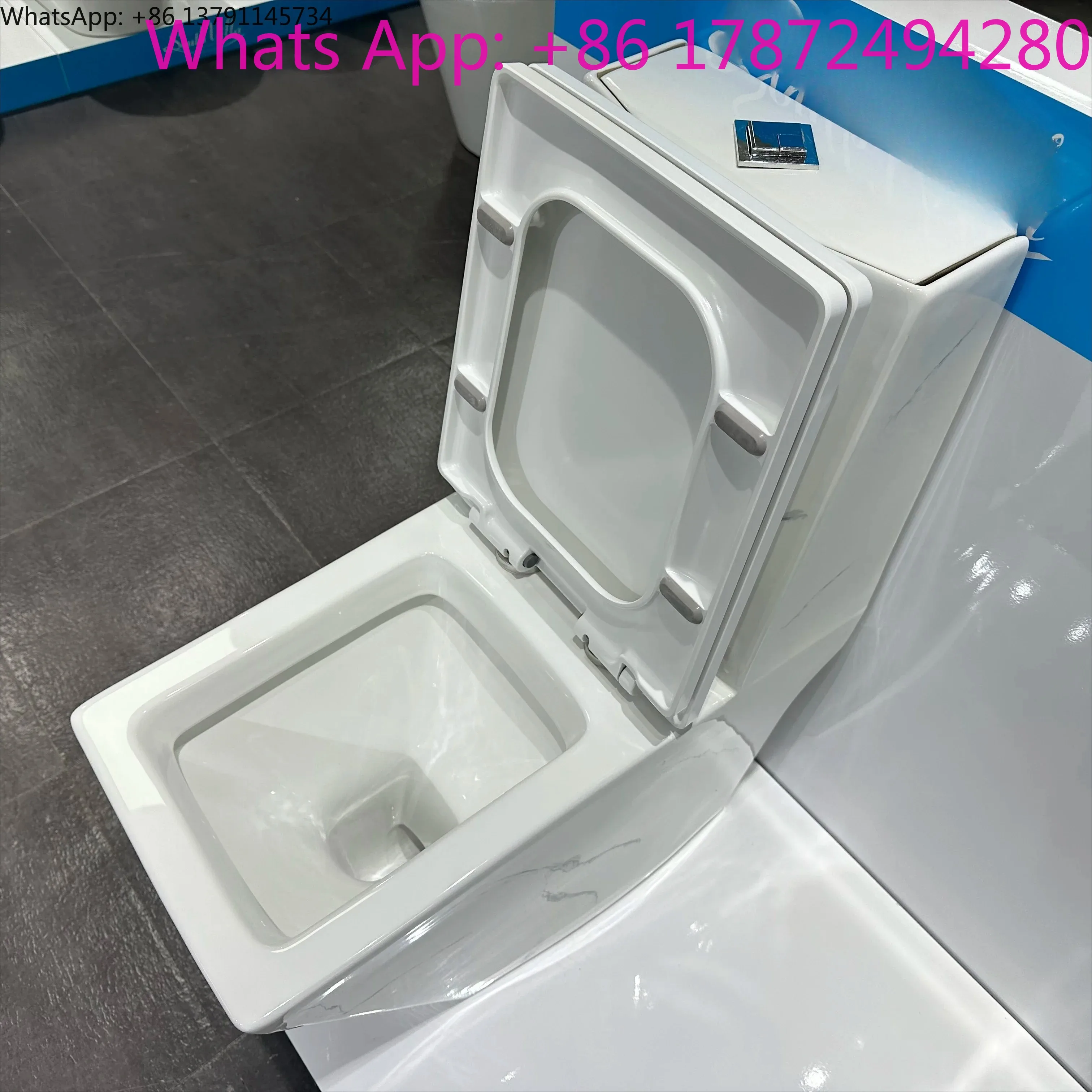 shape marble white color wc  water closet bathroom one piece toilet bowl ceramic floor mounted toilet commode