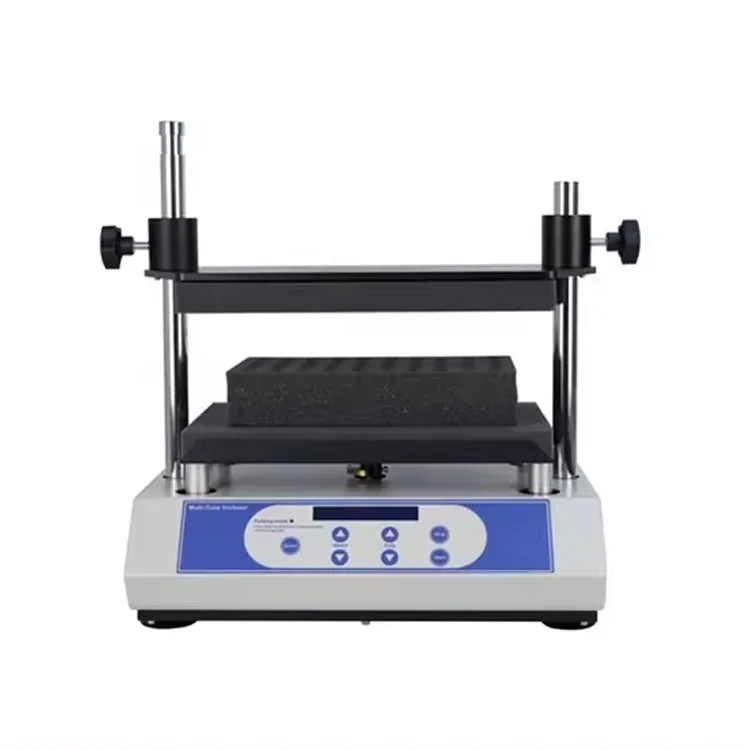 Stainless Steel Digital Multi-Tube Mixer MTV-100 Precision Mixing Machine with 500~2500rpm Advanced Speed Control