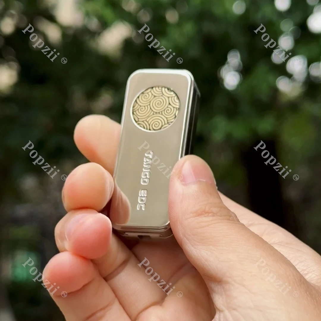 تانجو EDC تلميع التيتانيوم رائعة نحت الميكانيكية دفع المنزلق ألعاب التململ مكتب أدوات تخفيف التوتر القلق اللعب #6