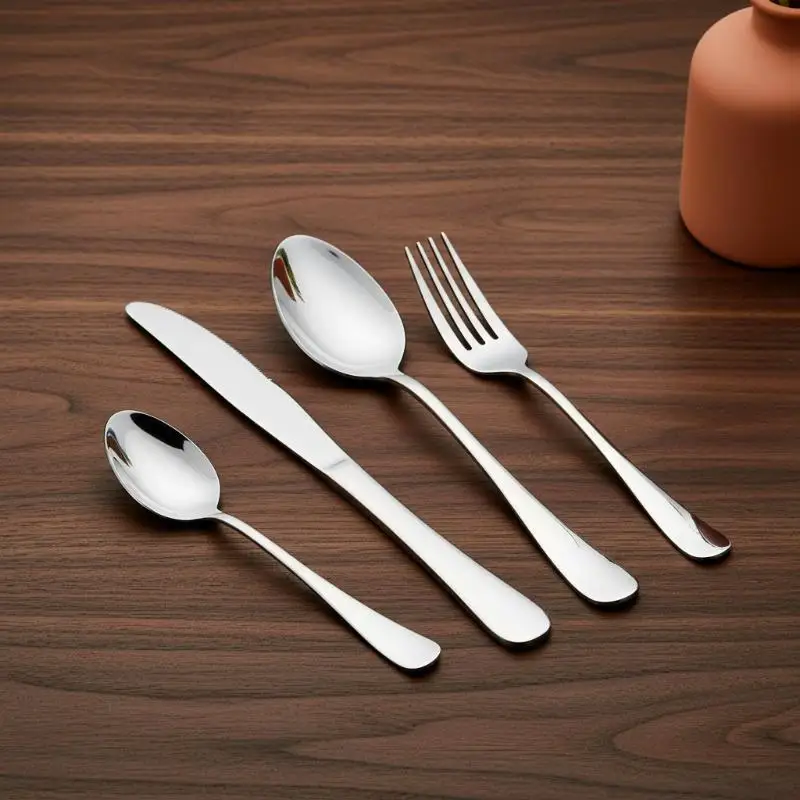 1/3/5 PCS Stainless Steel Flatware Cutlery Set Mirror Finish Rust Proof For Home Restaurant Dining Daily Use view 5