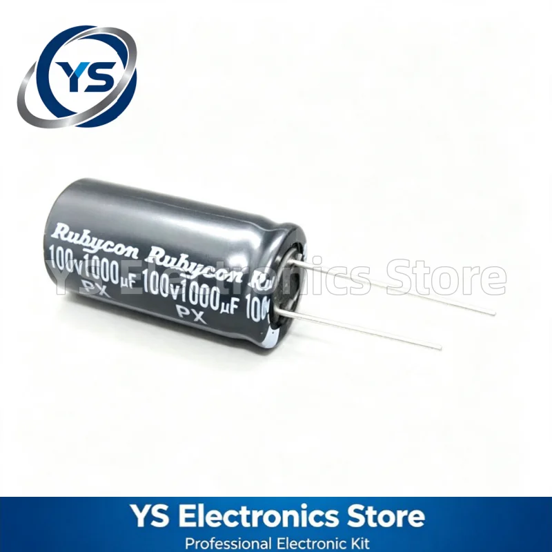 Rubycon PX Series 100V1000UF 18x35.5mm 100PX1000MEFC18X35.5 1000UF100V Electrolytic Capacitor Brand New Genuine Japan 20% 100V