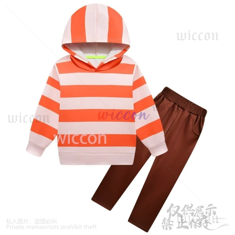 Kids Halloween Costume Movie Inside Cartoon Out 2 Anxiety Cosplay Jumpsuit Boy Sweatshirt Hoodie + Pant Set Children Customized