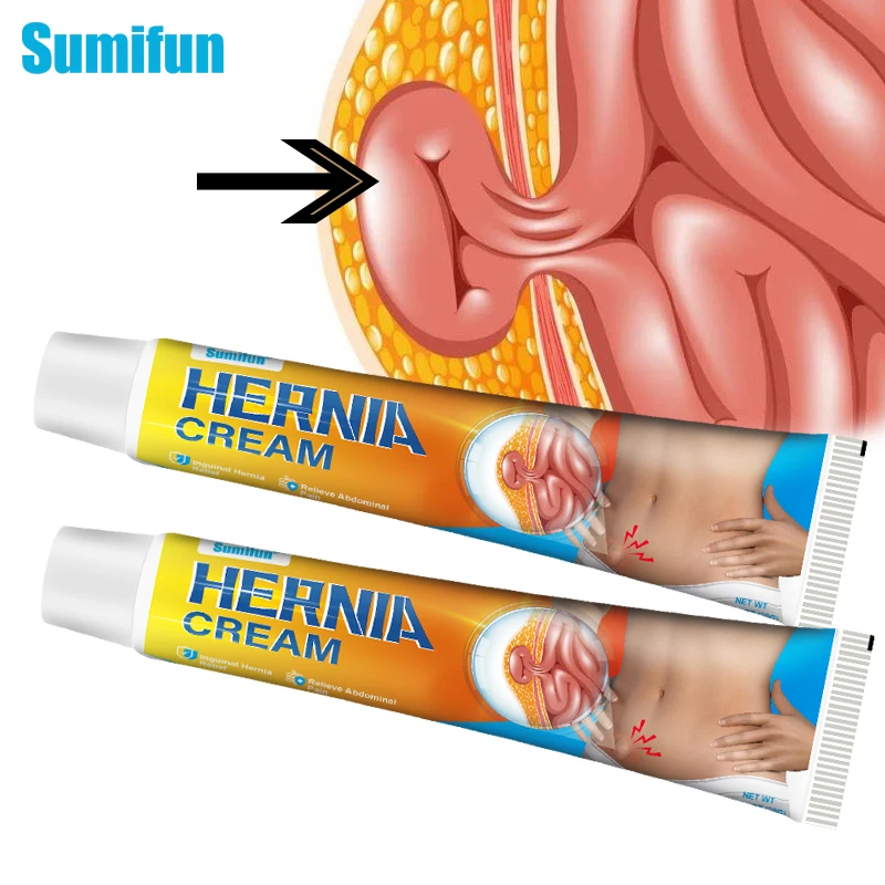 

20g Hernia Treatment Cream Remove Umbilical Femoral Inguinal Tumor Ointment Tubercle Anti Swelling Pain Relief Medical Plaster