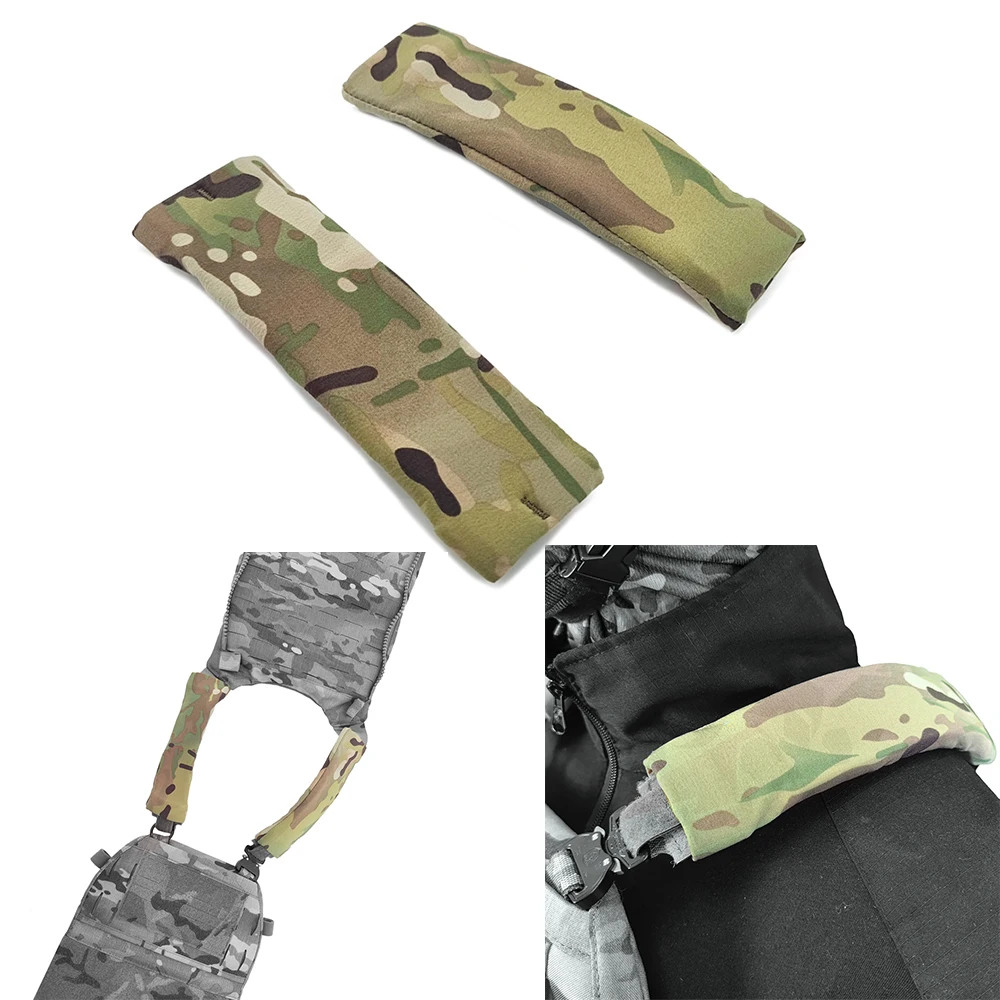 

1 пара тактических наплечных накладок для жилетов, универсальная эластичная ткань, мягкие наплечные накладки, эластичная ткань с четырехсторонней растяжкой.