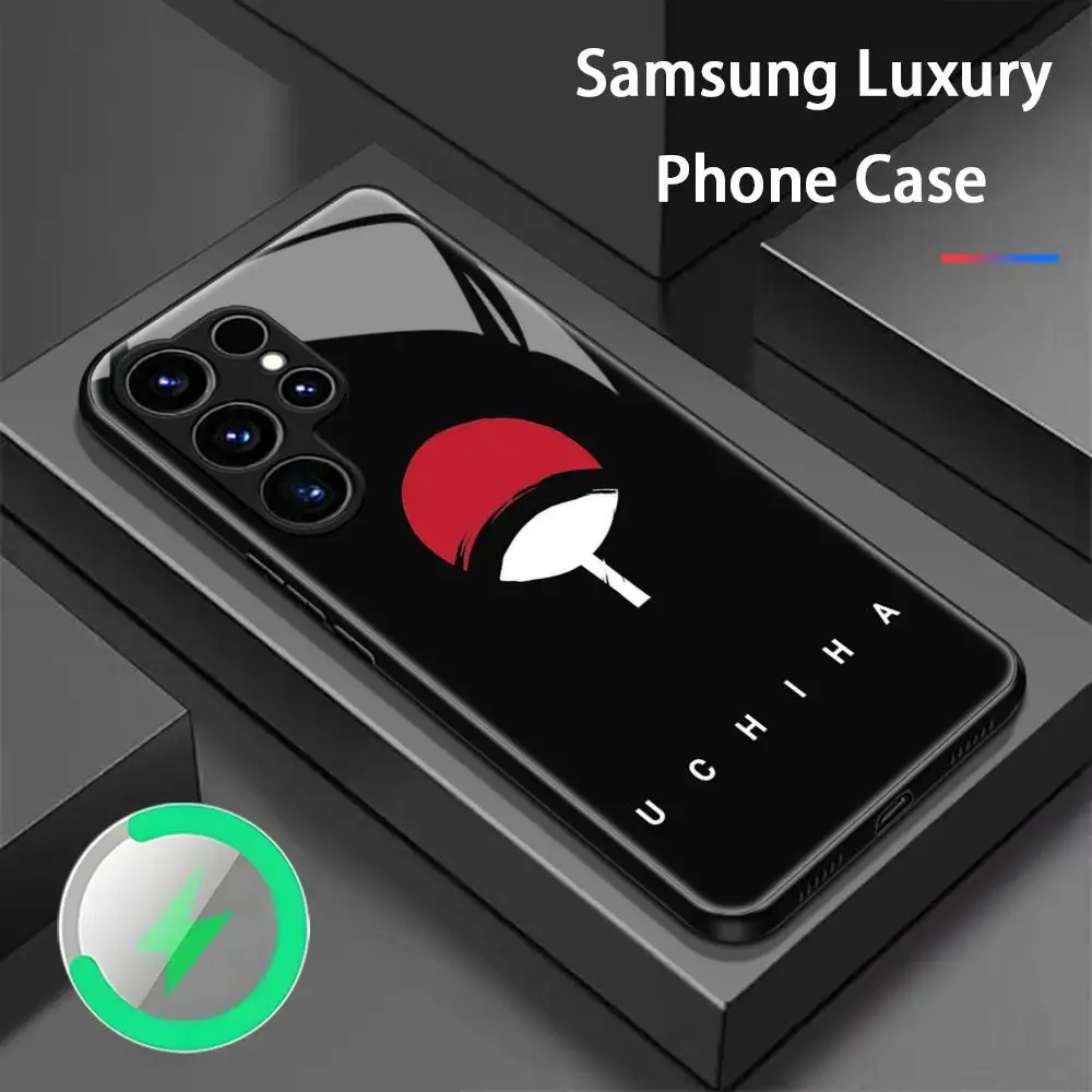 N-naru-to anime cool design Phone Case For Samsung S26 S25 S24 S23 S22 S21 S20 Plus Ultra Note20 Glass Magnetic Case