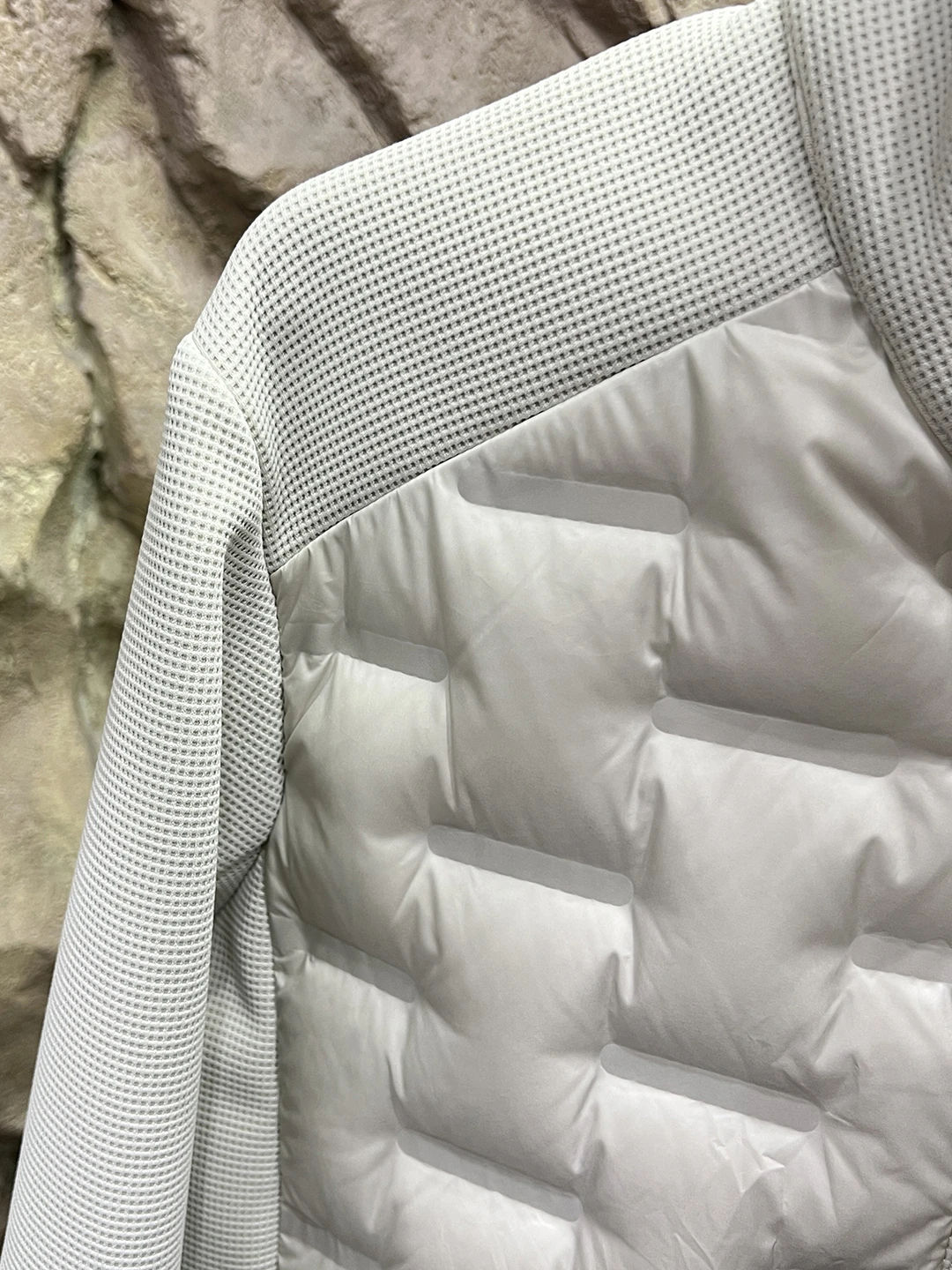 Men's Outdoor Windproof Warm Stand Collar down Jaet Inner  Pred Gel Anti-Drift Polyester Fiber Long Sve Coat