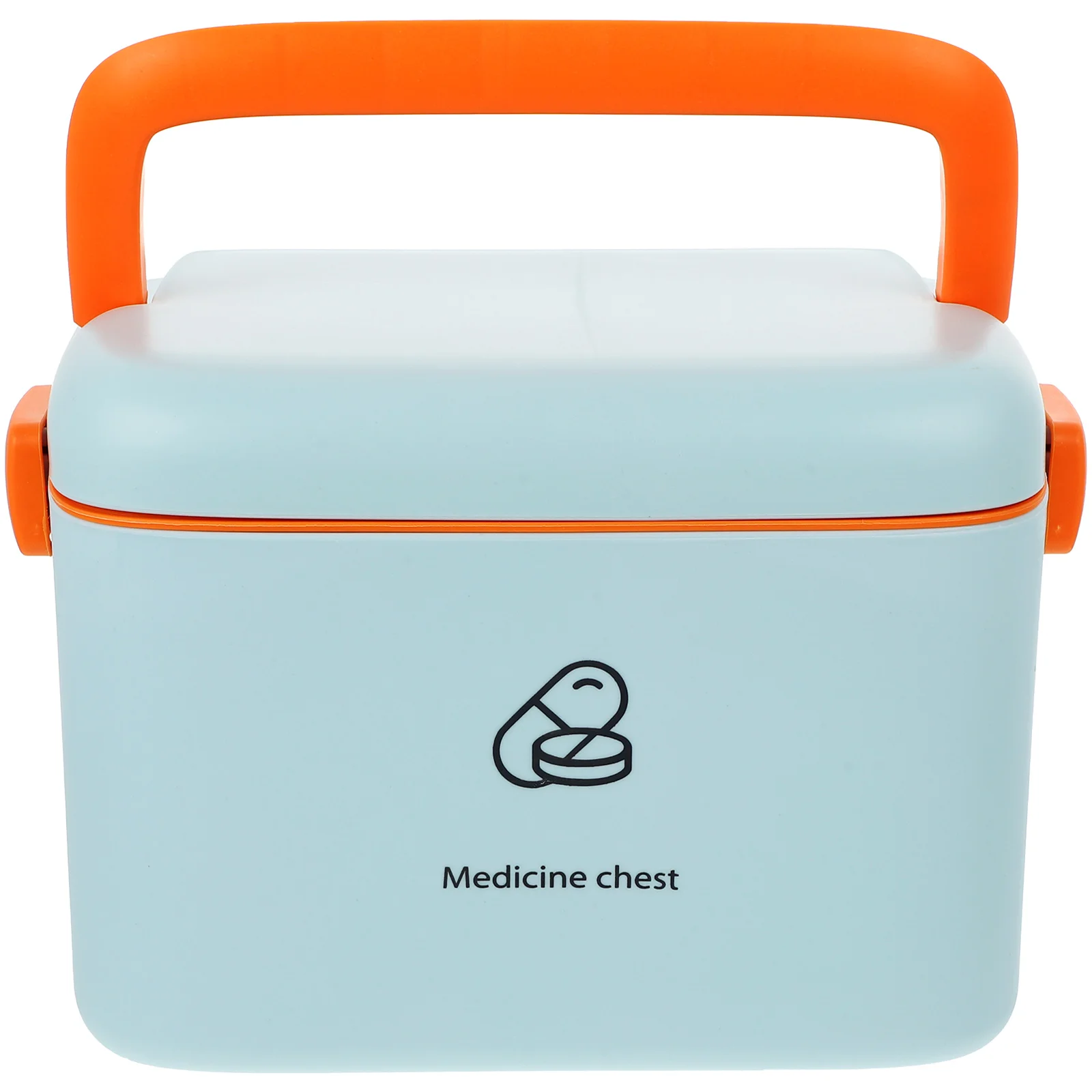 Portable Medicine Box Storage ganizer Abs Sealing Travel First Aid Case Large Capacity Double Layer Safety Clasp Easy Carry