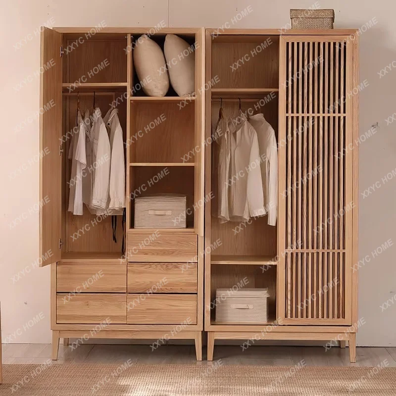 XX Simple Hallway Wardrobe Hanging Cheap Modern Aesthetics Wardrobe Clothes Shelves Bedroom Furniture