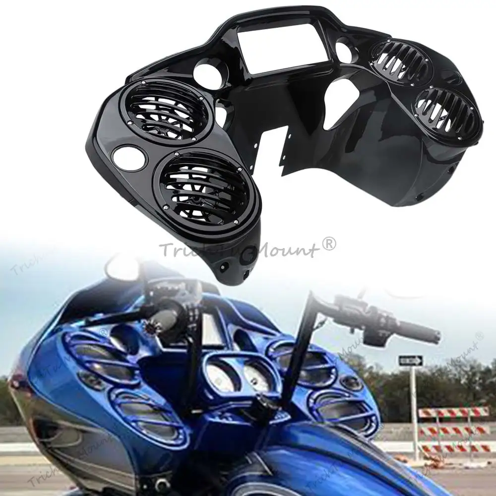 

Inner Fairing Cover With 6.5" Speaker Pods Fit For Harley Touring Road Glide Cvo/Se Special St Limited Ultra 2015-2025 Abs Black
