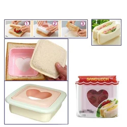 LMETJMA Pocket Sandwich Mold Maker Diy Bento Balls Toast Baby Cake Bread Machine Cooking Tool Kitchen Supplies Sushi Accessories