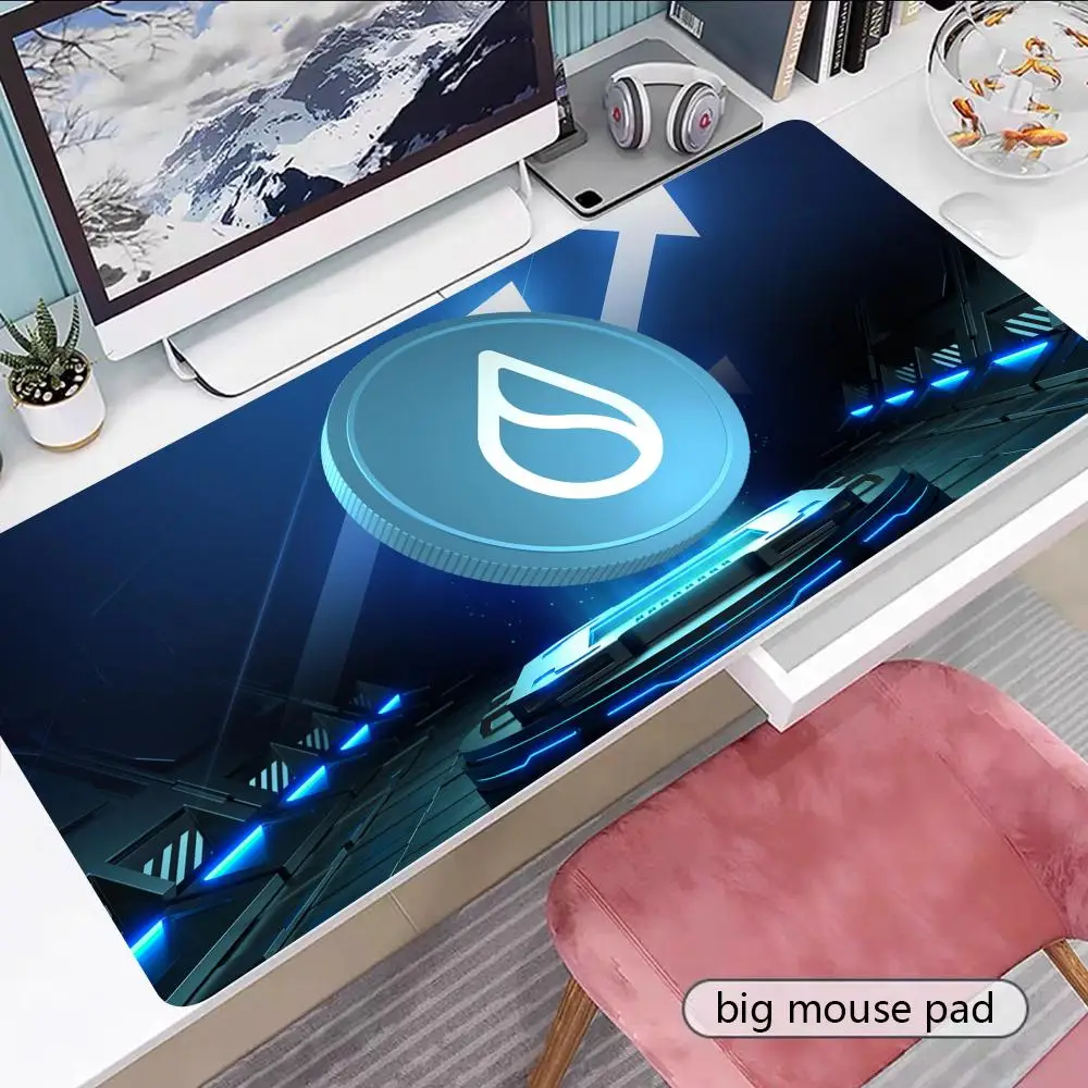 

SUI Mouse Pad Gamer Keyboard Mouse Mat Rubber Cartoon Big Motbook Computer PC Mousepad