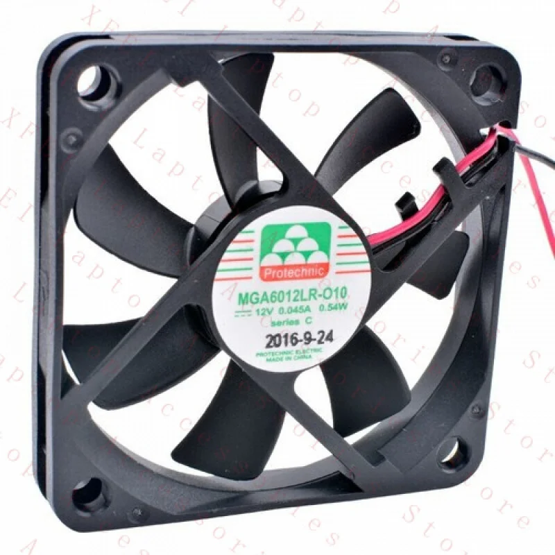 

C MGA6012LR-O10 6010 60x60x10mm 6cm 12V 0.54W 0.045A 2pin Cooling Fan
