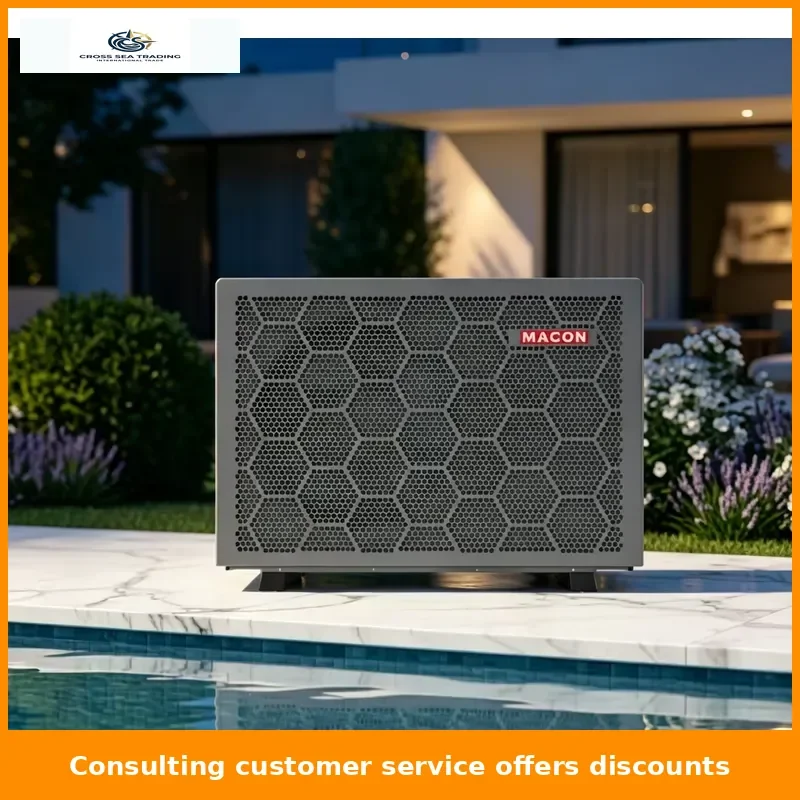 R410A 21 kW Full-Variable-Frequency Swimming Pool Heat Pump with LCD Controller Featuring Graffiti Function at Ambient