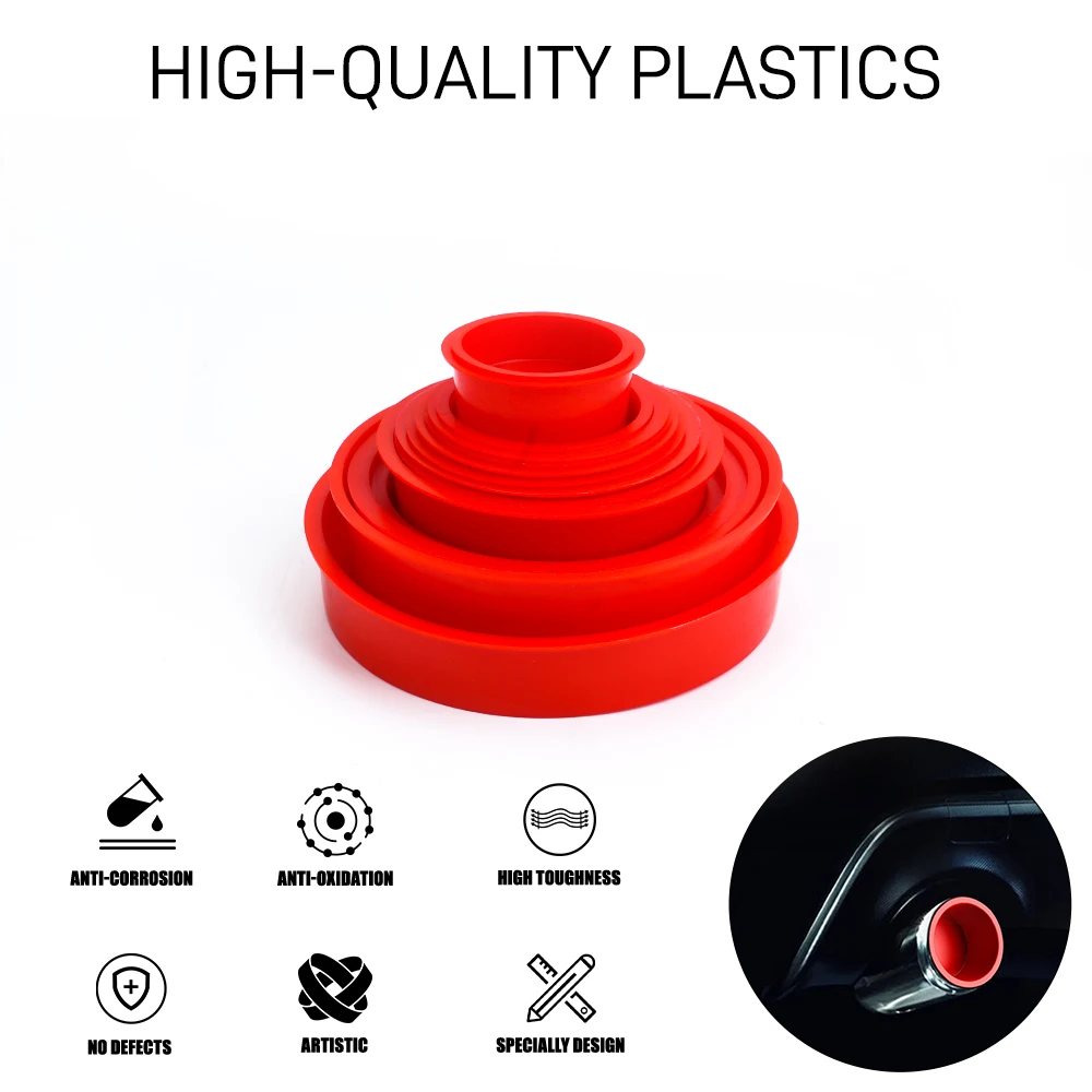 23 قطعة مجموعة المقابس ذات الغطاء الأحمر للسيارات تناسب آلة دخان السيارات Ancel S100 S200 S300 S1000 S2000 S3000 #2