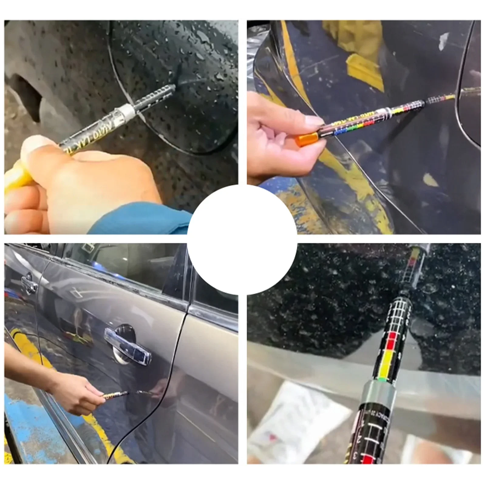 Car Bodywork Pen Magnetic Tip Beat Pen Automotive Paint Tester Car Paint Coating Thickness Tester Meter Coat Crash Check Test