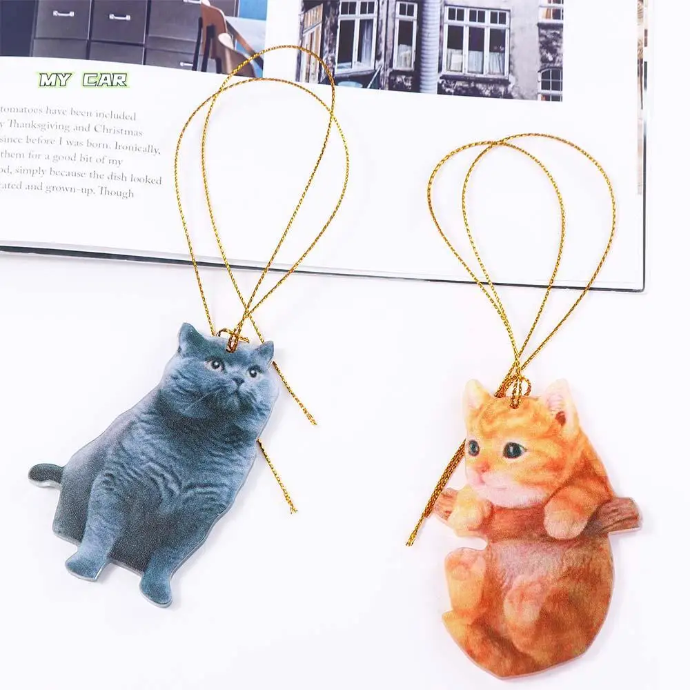 

Decor Rearview Mirror Cat Puppy Kitten Dog Cat Car Pendant Car Acrylic Pendant Animal Acrylic Pendant Car Hanging Ornament