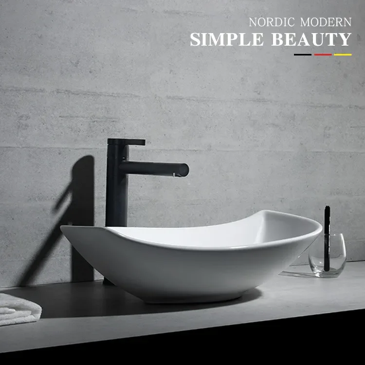 Creative and simple wash basin large size face wash art basin hotel wash
