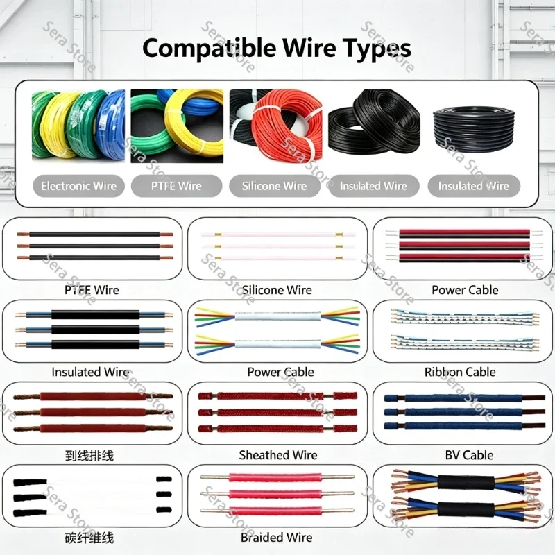 Computer Controlled Automatic Cable Stripping Cutting Machine Multi-function All-in-One Wire Processing Equipment