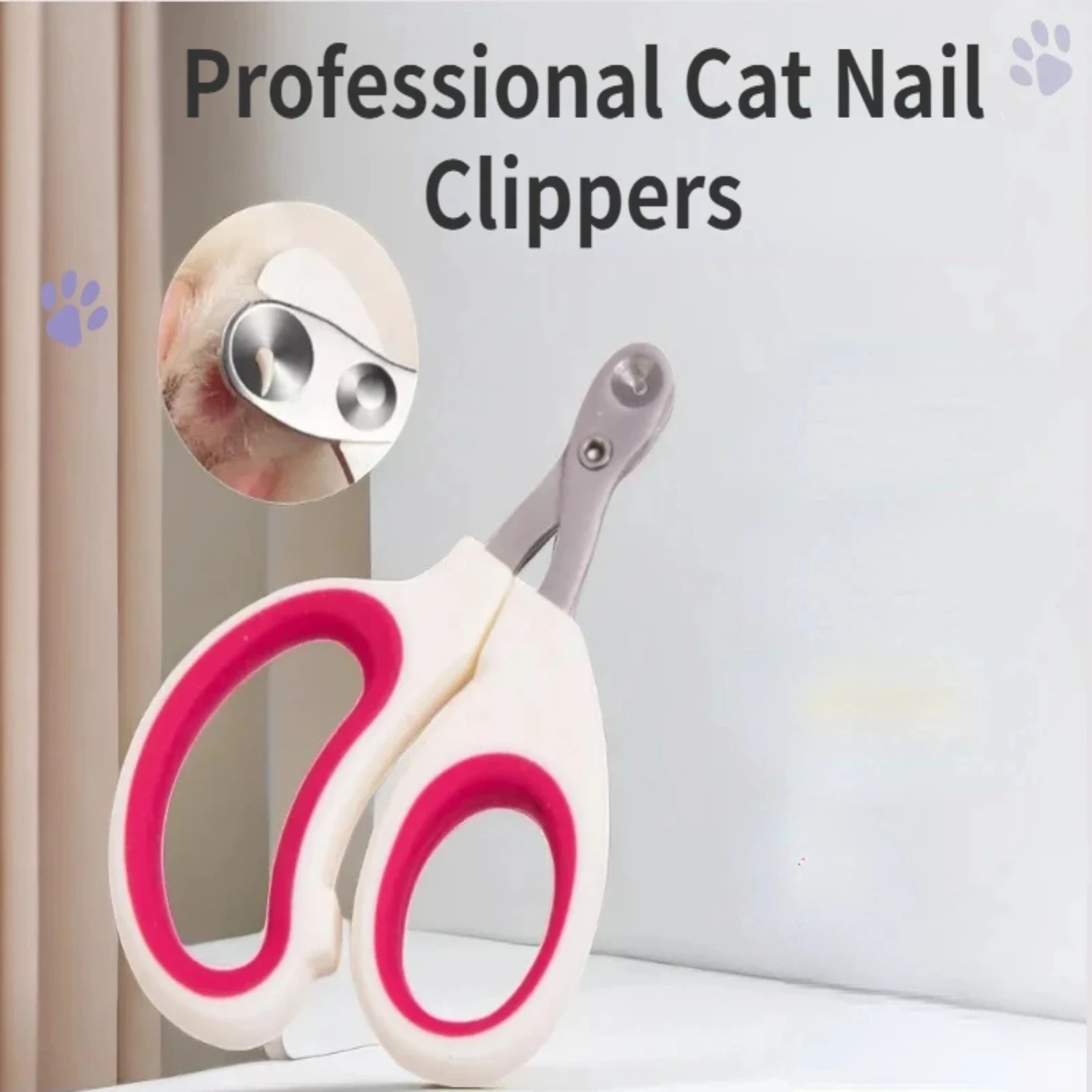 

Professional Cat Nail Scissors Pet Dog Nail Clippers Toe Claw Trimmer Pet Grooming Supplies Products Dogs Cat Accessories