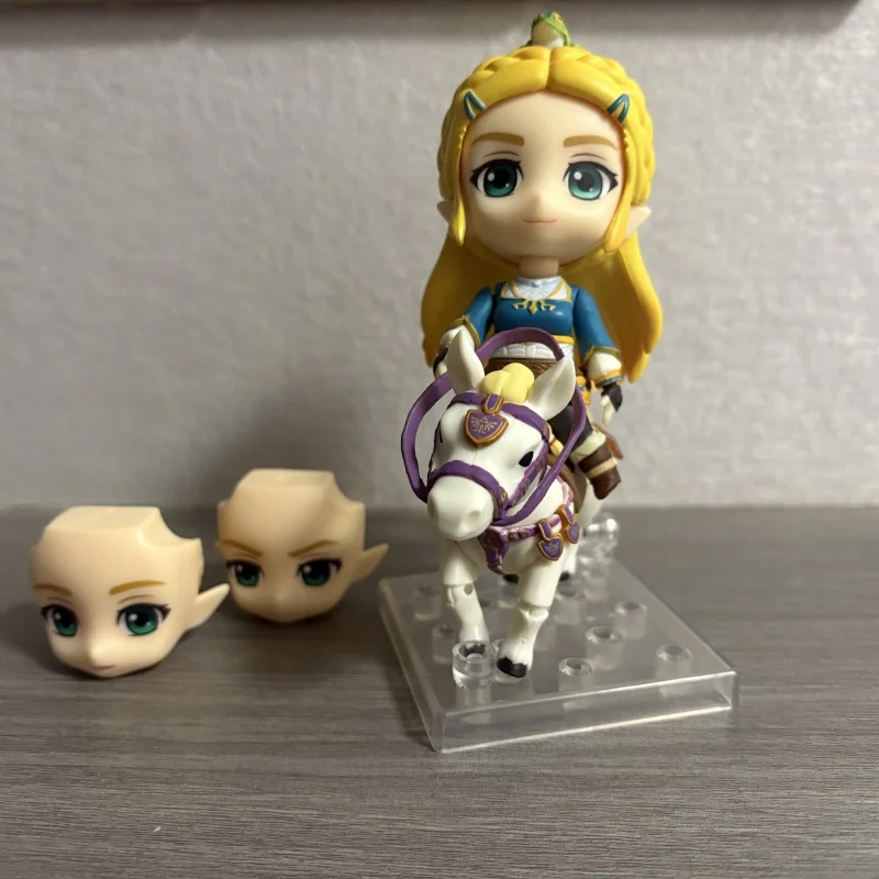 

New 10cm The Legend of Zelda Breath of the Wild Q version Nendoroid 1212 Princess 733 Link Deluxe Edition Doll Hand Model