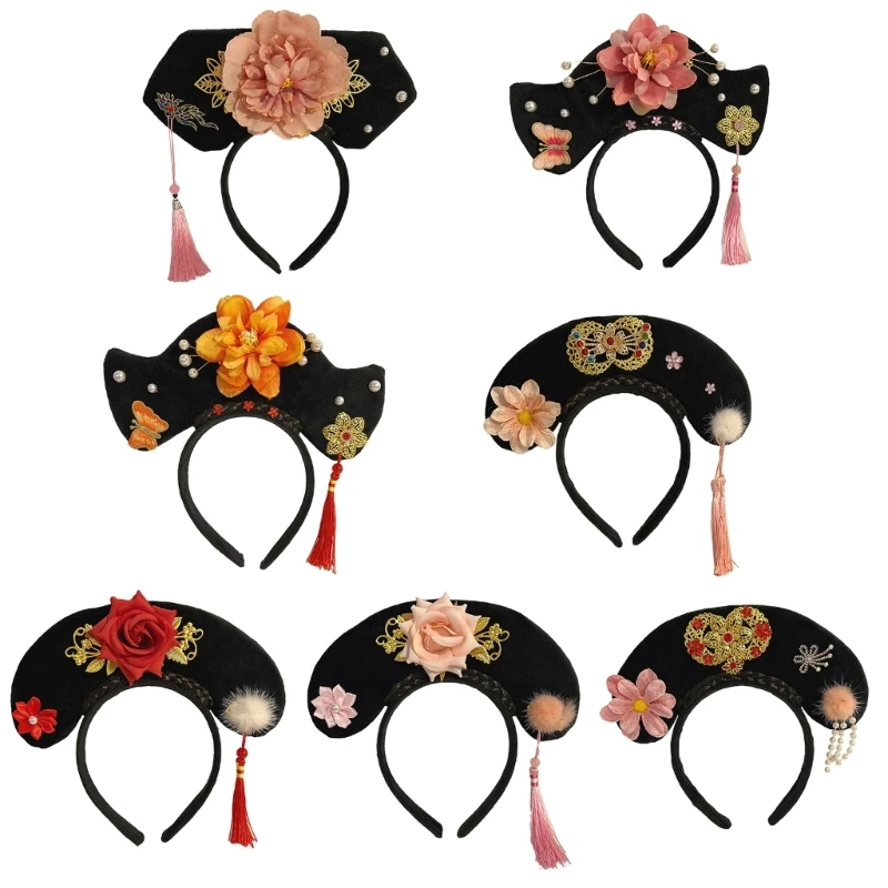 Ancient Princess Chignon Headband Teens Hairband Chinese Headband