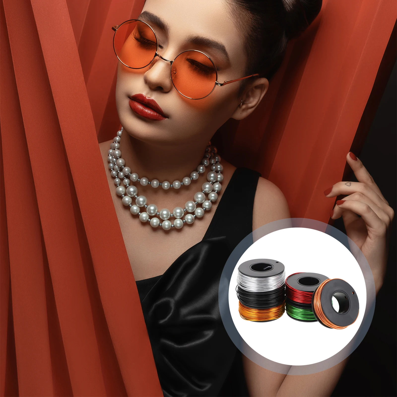 

6pcs Aluminum Craft Flexible Durable Diy Sculpting Wires For Beaded Jewelry Bracelet Necklace Making Long Lasting Colorful