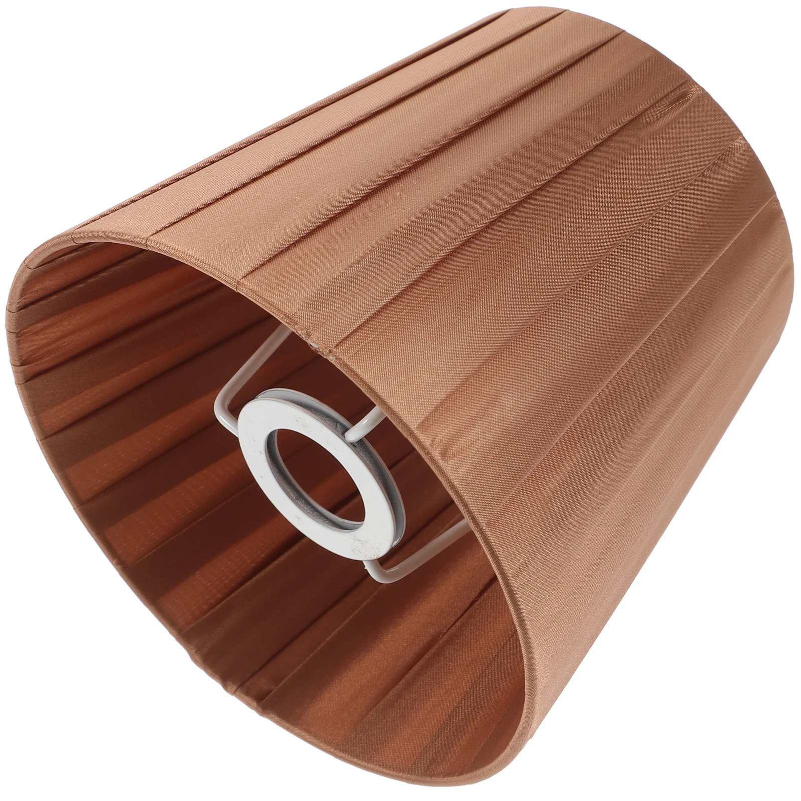 

Clip on Bulb Lampshade Small Cloth Lamp Shade Durable Iron Fabric for Table Floor Lamps Bedroom Study Yoga Room