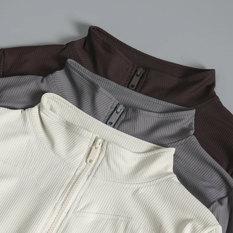 Women's Sport Jacket Summer Slim Fit Running Fitness Top Quick Dry Long Sleeve Yoga Pilates Sportswear Breathable Polyester