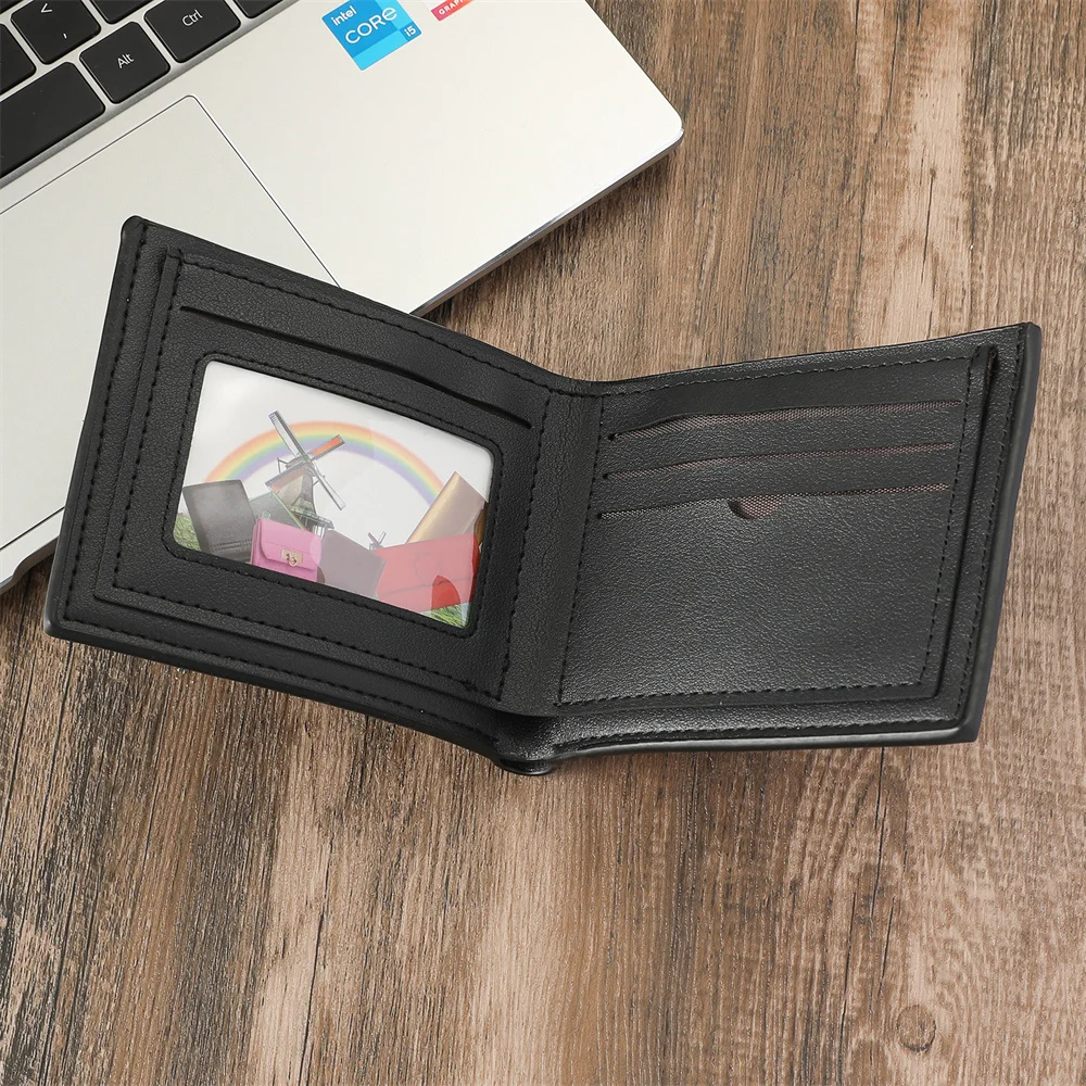 New 4pcs/set Mens Gift Box Set Quartz Watch Men Fashion Casual Leather Wallet Sunglasses Ballpoint Pen Birthday Gift Set for Men